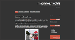 Desktop Screenshot of matmilesmedals.com